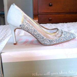 Silver High Heels